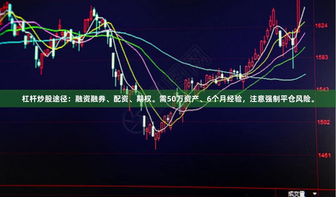 杠杆炒股途径：融资融券、配资、期权。需50万资产、6个月经验，注意强制平仓风险。